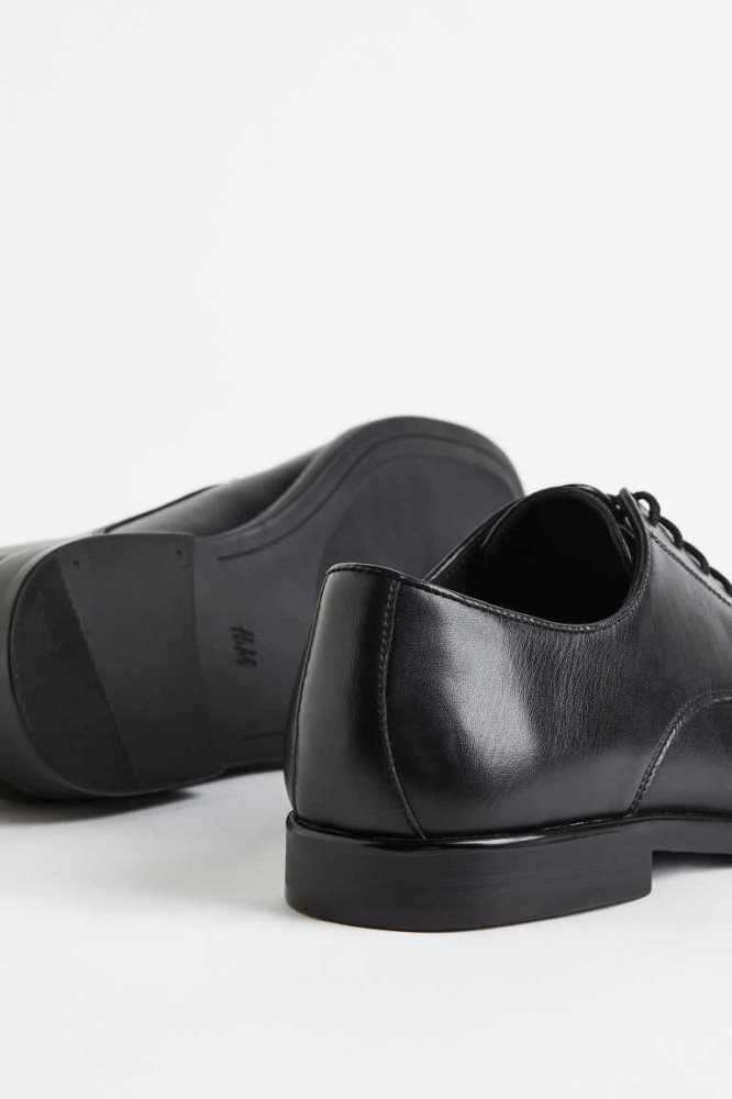 H&M Derby Schuhe Herren Dunkelbraun | 7921-YRWML