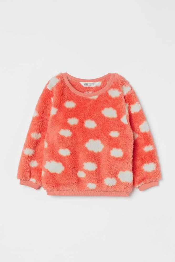 H&M Design-front Hemd Kinder Hellrosa | 4751-TVLPD