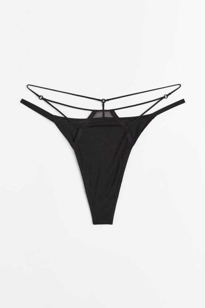 H&M Double-layered Mesh Briefs Unterwäsche Damen Fuchsie | 3208-NXIDF