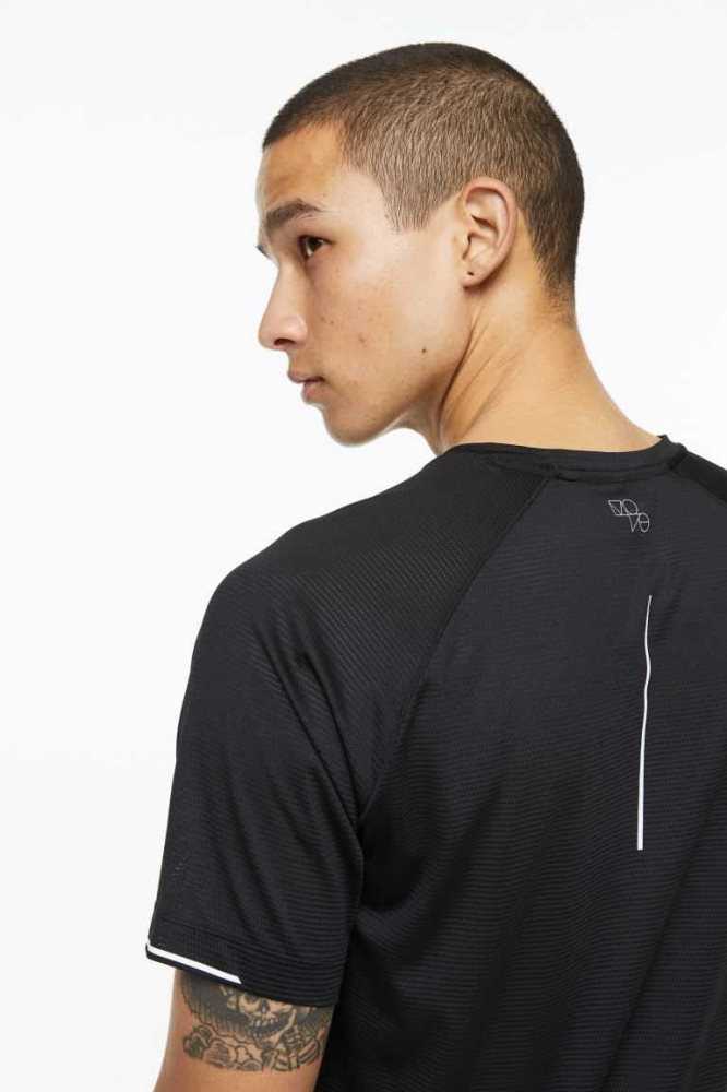 H&M DryMove Lauf top Sportbekleidung Herren Hellblau | 2491-YTQVJ