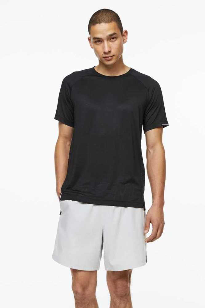 H&M DryMove Lauf top T-shirts Herren Türkis | 8654-GHEVK