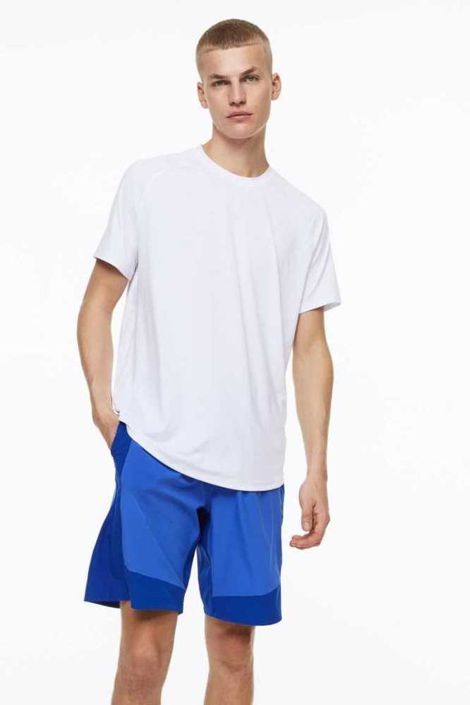 H&M DryMove top Sportbekleidung Herren Blau | 6432-LIHBX