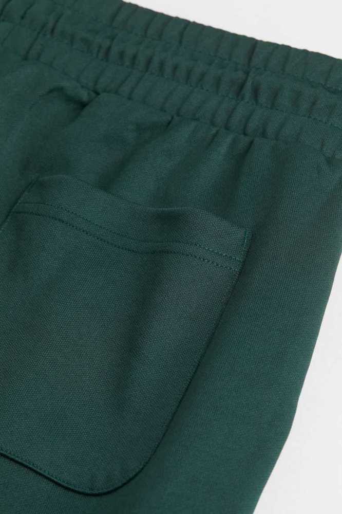 H&M Embroidery-detail Jersey Kurze Hose Herren Dunkelblau | 9305-DTRGJ