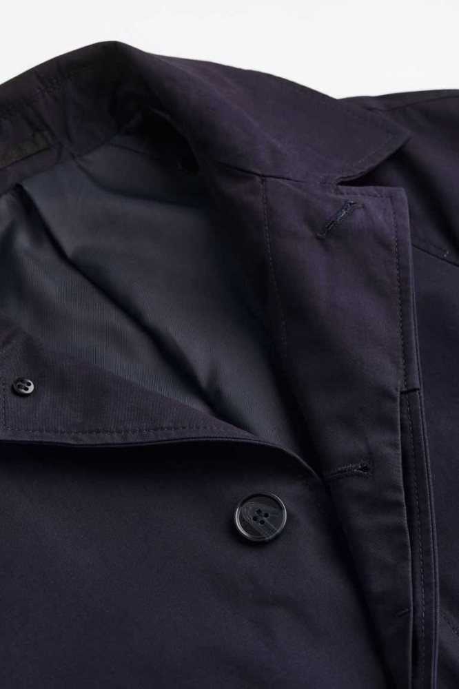 H&M Essentials No 14: THE CARCOAT Jacke Herren Navy Blau | 7259-CFRIG