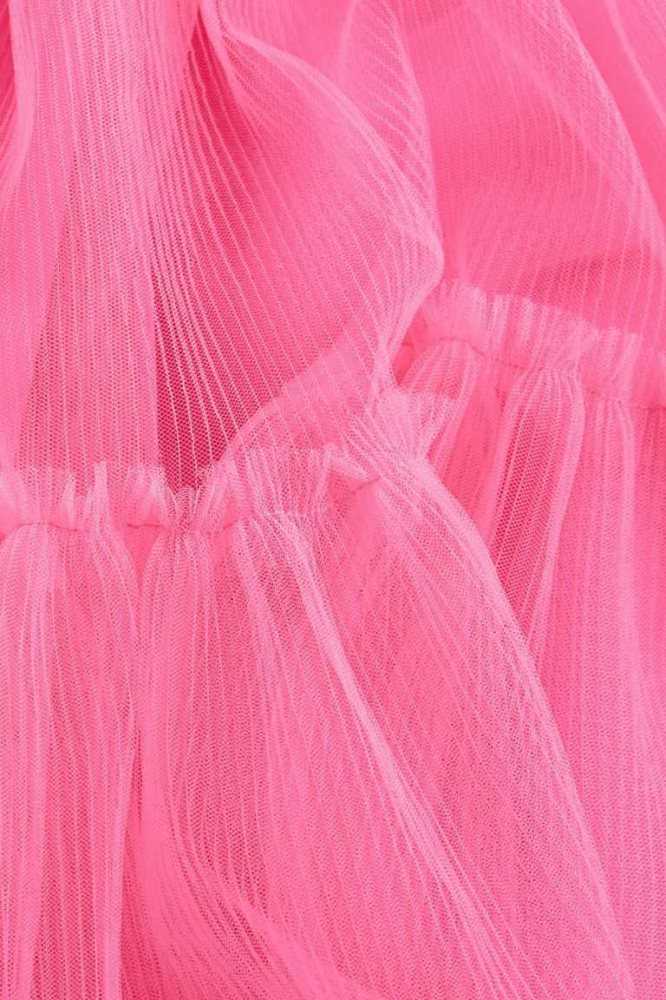 H&M Falten Tulle Kurzes Kleid Kinder Rosa | 2683-WQACU