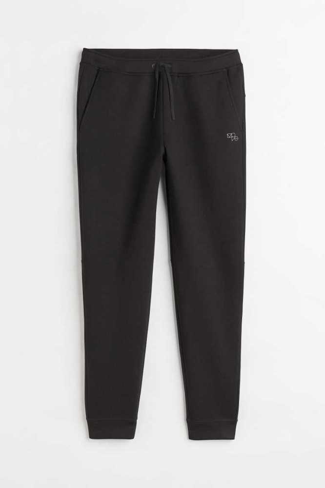 H&M Fast-drying Track Pants Sportbekleidung Herren Schwarz | 8312-DPTVR