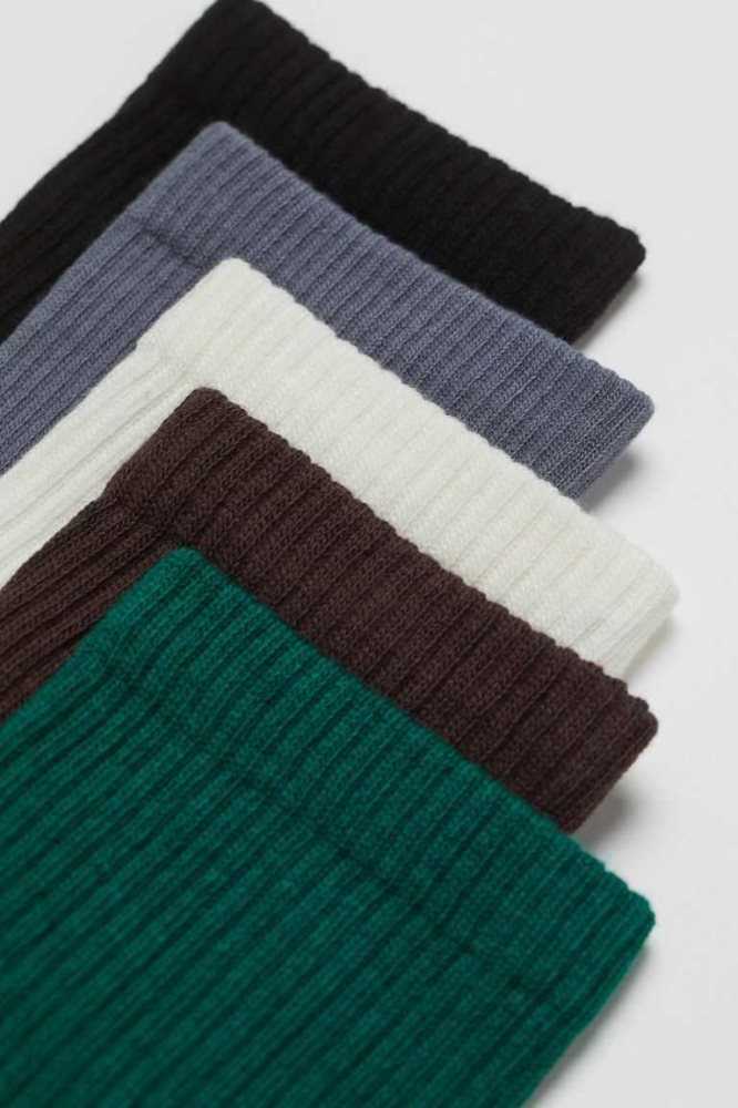 H&M Fine-knit Socken Herren Hellgrau | 2436-NYWGK