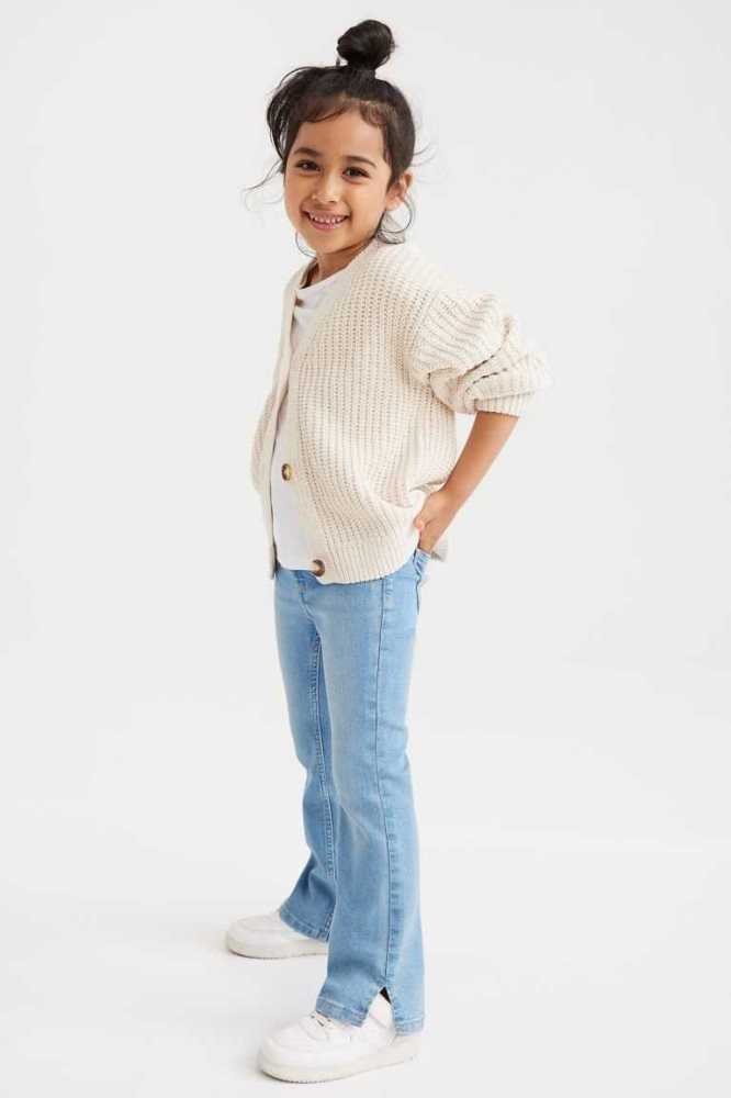 H&M Flare Fit Jeans Kinder Dunkelblau | 6085-CMJSL