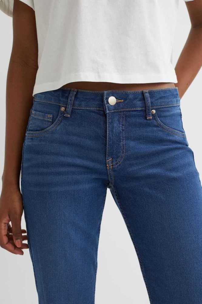 H&M Flare Low Jeans Damen Blau | 7831-OCYZS