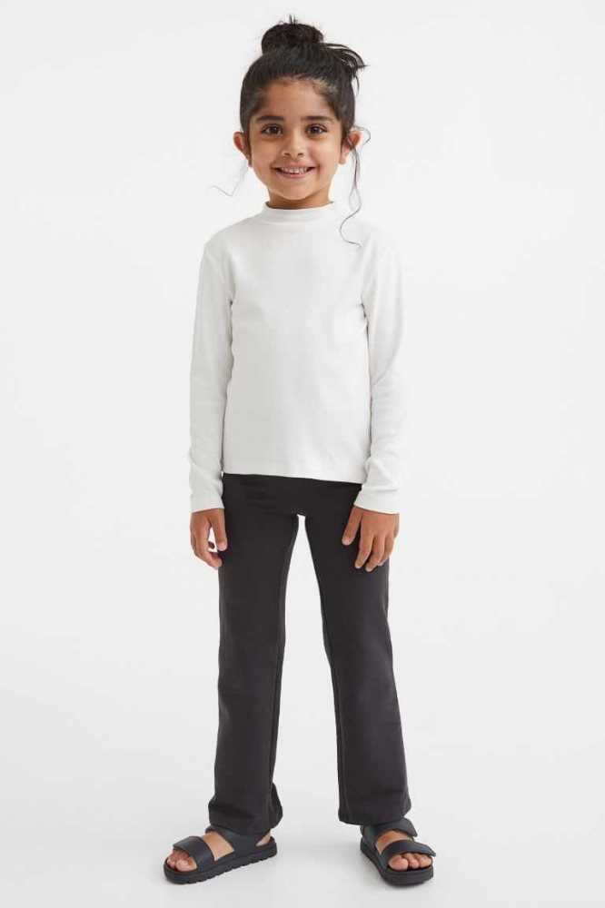 H&M Flared Leggings Kinder Dunkellila | 7069-XZUNB