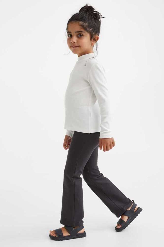 H&M Flared Leggings Kinder Dunkellila | 7069-XZUNB