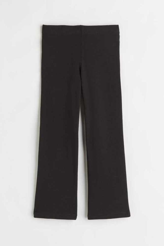 H&M Flared Leggings Kinder Schwarz | 1670-UQASV