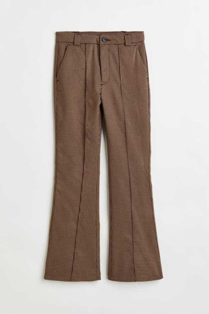 H&M Flared Pants Kurzes Kleid Kinder Braun | 1846-MEUDR