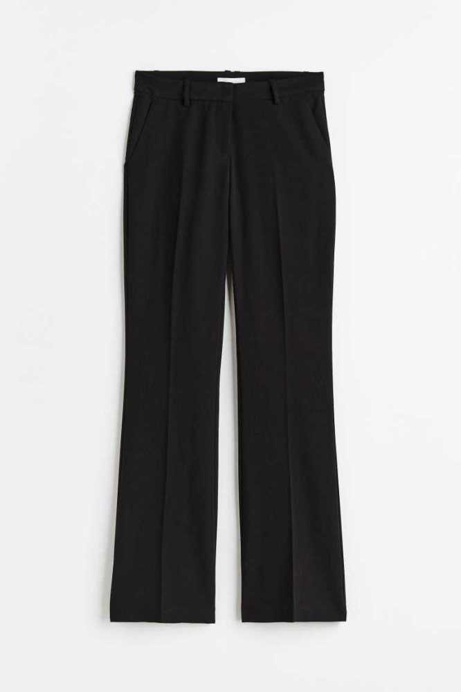 H&M Flared Twill Hose Damen Hellgrün | 1039-EHOUI