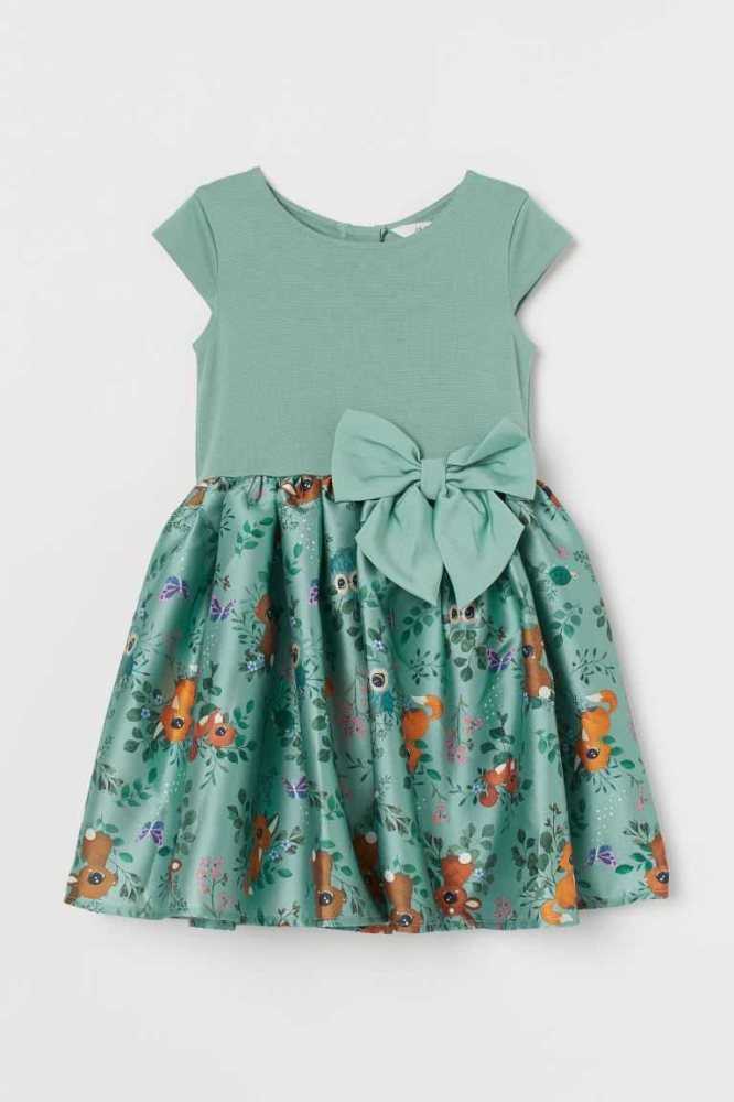 H&M Flared-skirt Kurzes Kleid Kinder Helllila | 1329-RDSXF