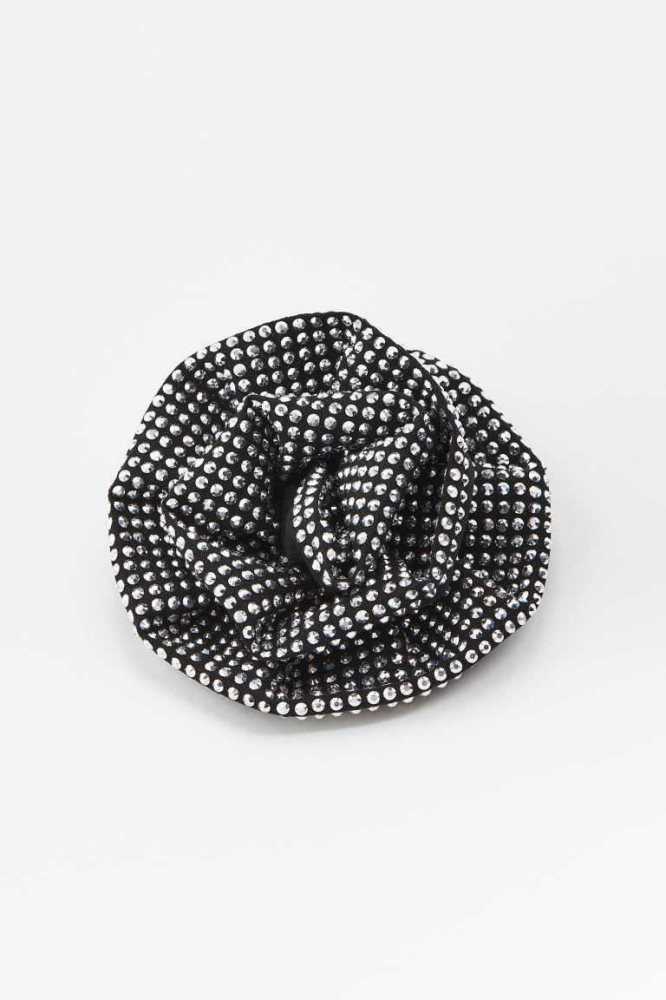 H&M Flower-shaped Hair Clip Ausrüstungen Damen Schwarz | 2519-TDJPW