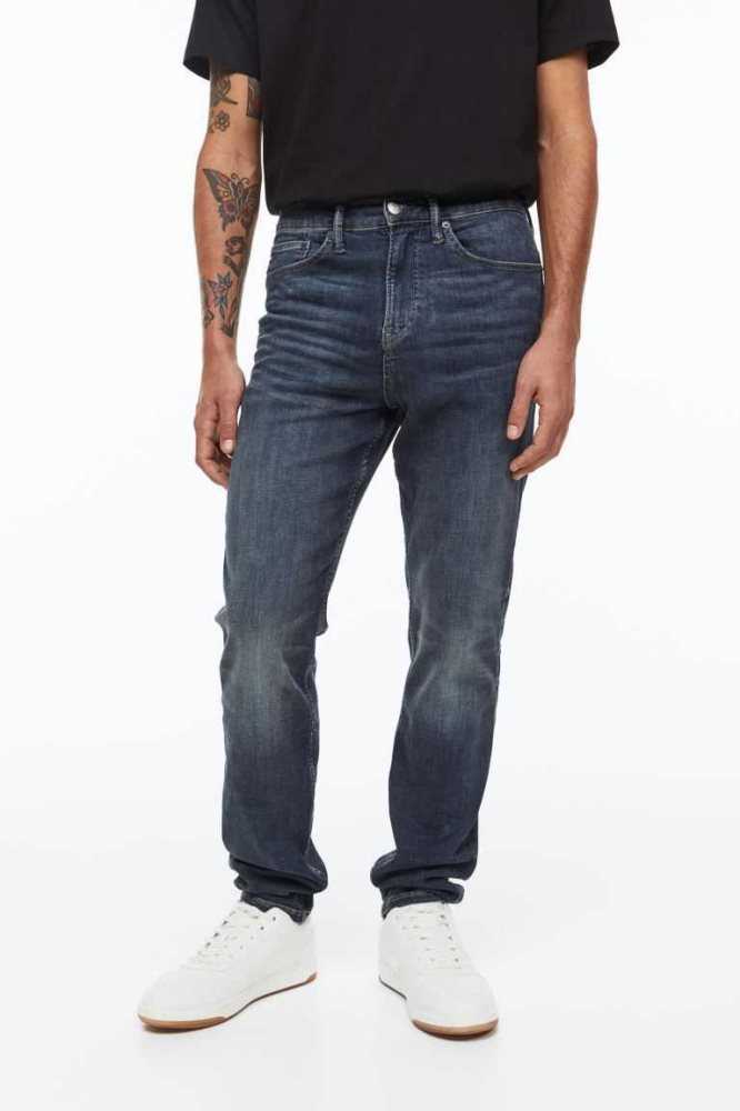 H&M Freefit Slim Jeans Herren Blau | 1875-PYLHD