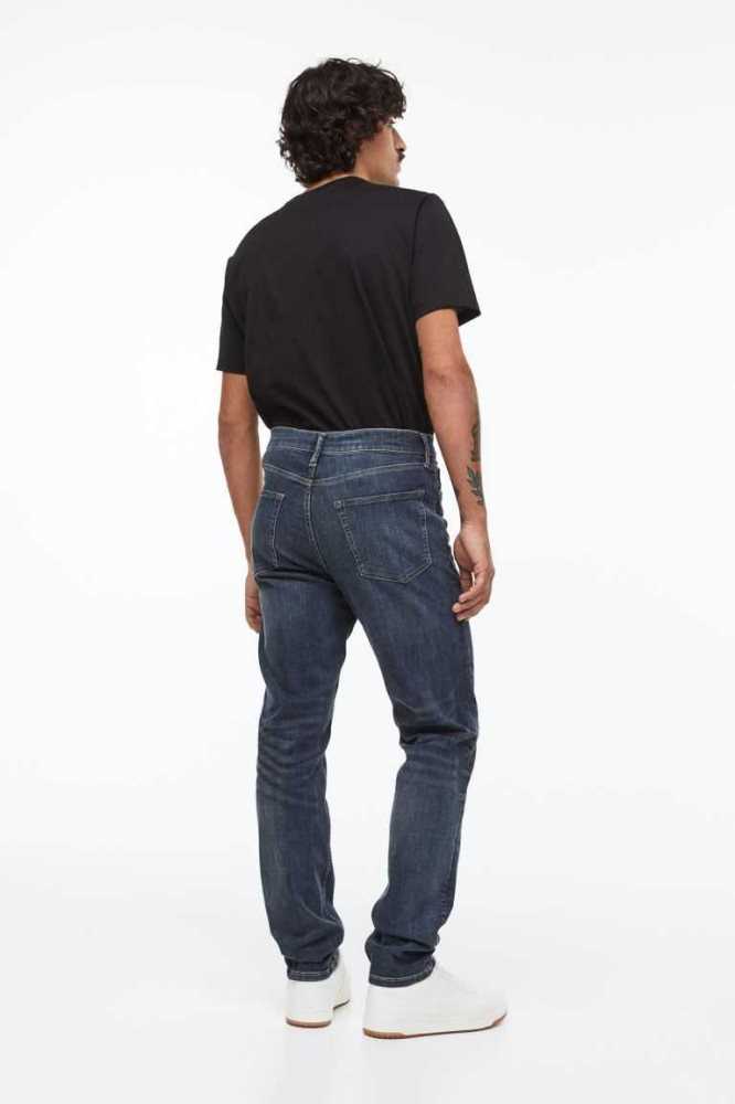 H&M Freefit Slim Jeans Herren Dunkelblau | 4580-RNQFJ