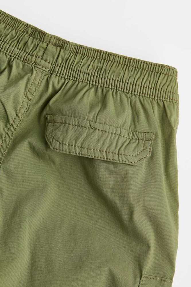 H&M Gefütterte Cargo Hose Kinder Khaki Grün | 7902-HRPIX