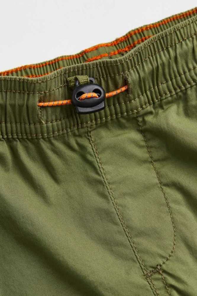 H&M Gefütterte Cargo Hose Kinder Khaki Grün | 7902-HRPIX