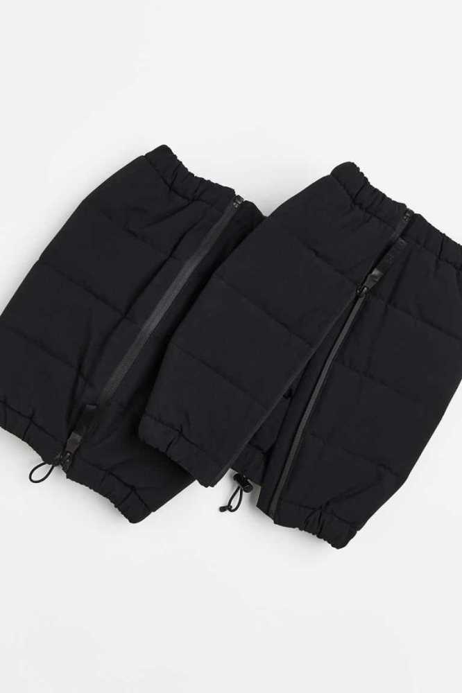 H&M Gepolstert Leg Gaiters Sportbekleidung Herren Schwarz | 2853-ZYOHS