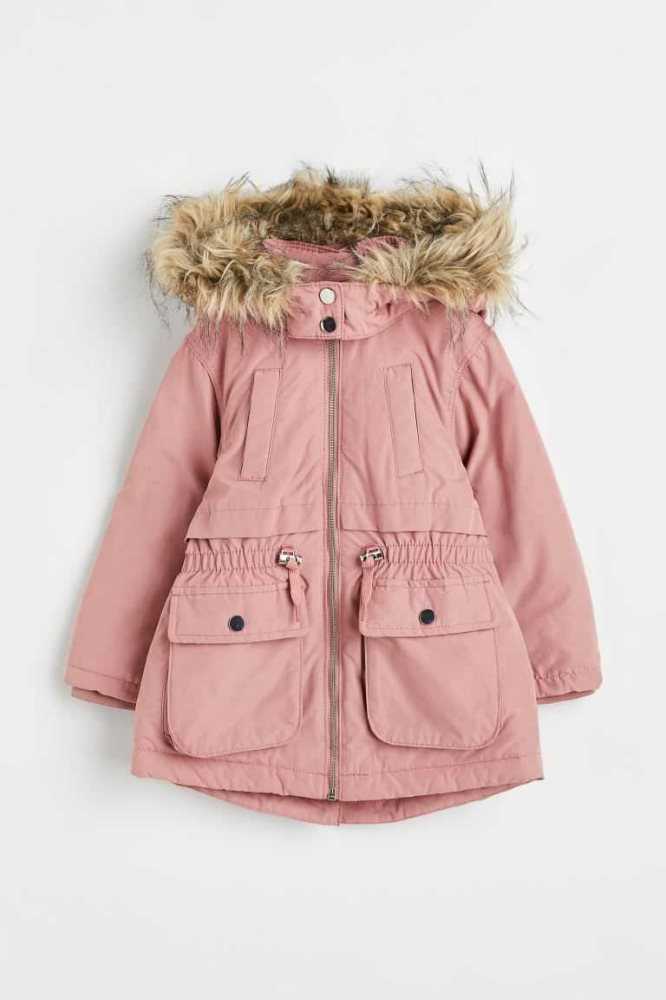 H&M Gepolstert Parka Oberbekleidung Kinder Dunkelblau | 7385-YSOTJ