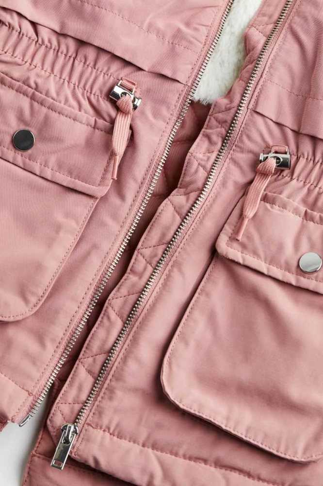 H&M Gepolstert Parka Oberbekleidung Kinder Dunkelblau | 7385-YSOTJ