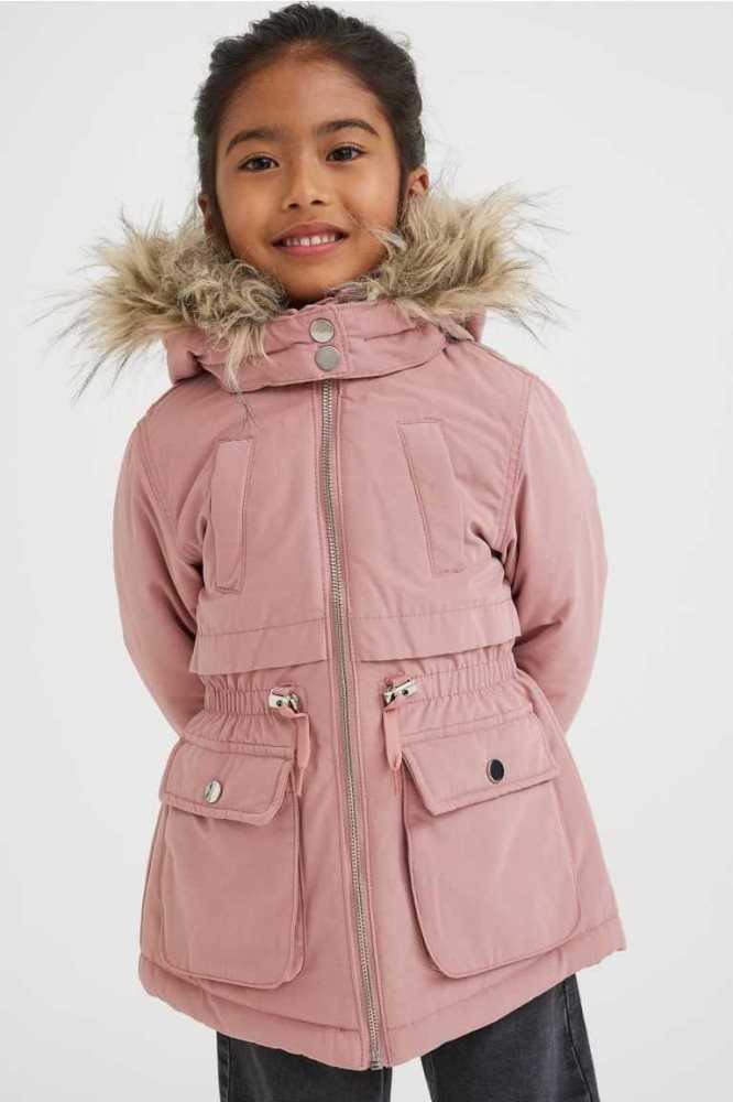 H&M Gepolstert Parka Oberbekleidung Kinder Dunkelblau | 7385-YSOTJ