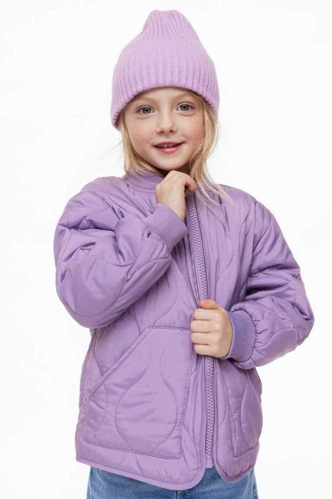 H&M Gesteppt Jacket Oberbekleidung Kinder Dunkelbraun | 1723-JRDFX