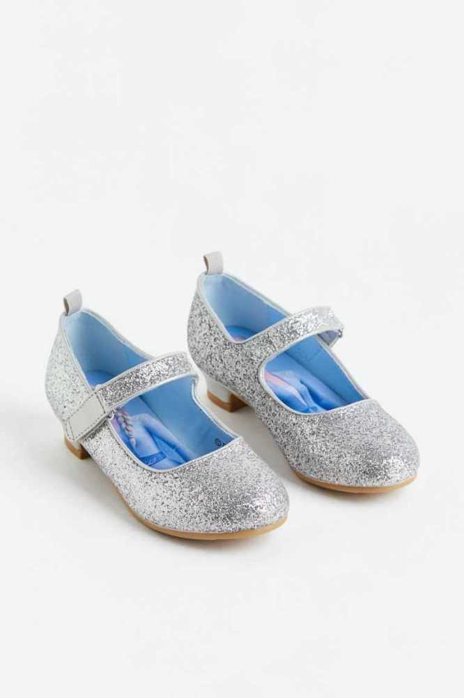 H&M Glittery Shoes Sneakers Kinder Rosa | 4701-EFLUX