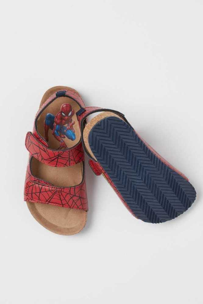 H&M Graphic-detail Sandalen Kinder Dunkelblau | 4967-SUDZM