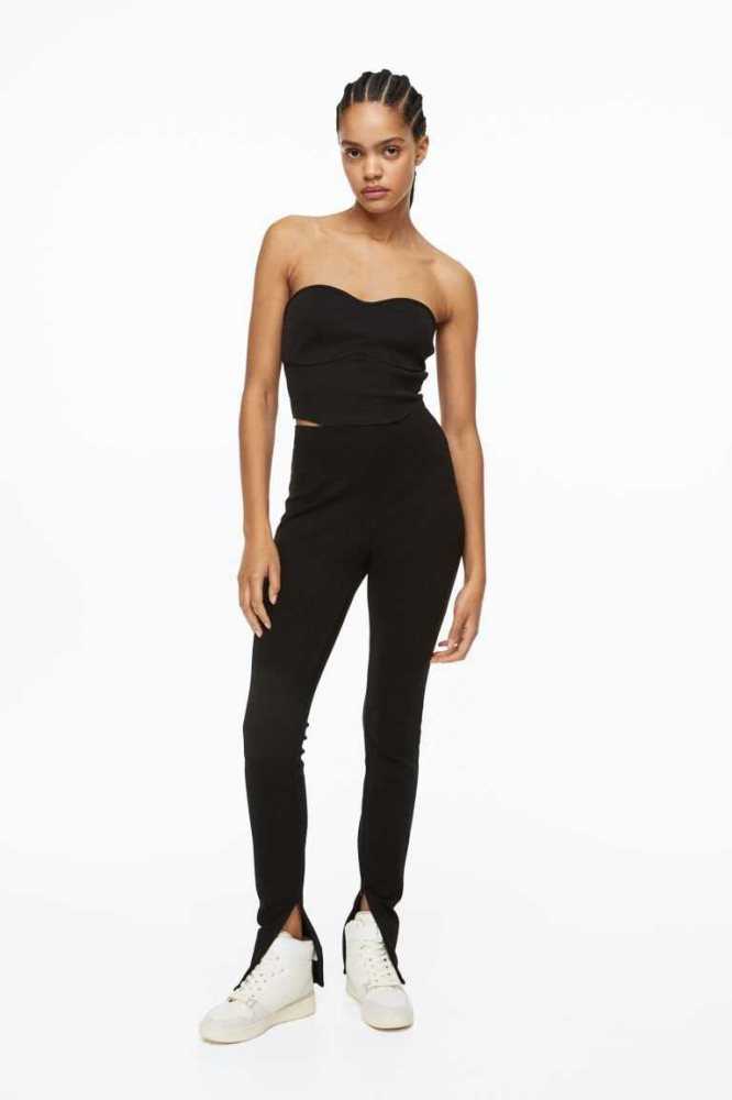 H&M High Damen Weiß | 6195-DJVRB