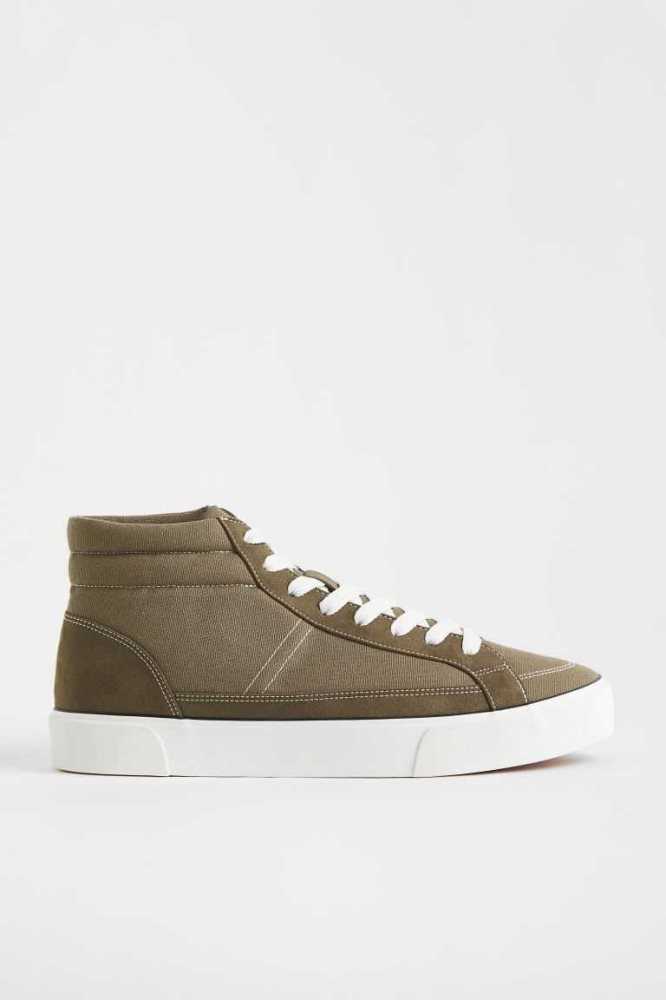 H&M High Herren Khaki Grün | 4852-RFBXC