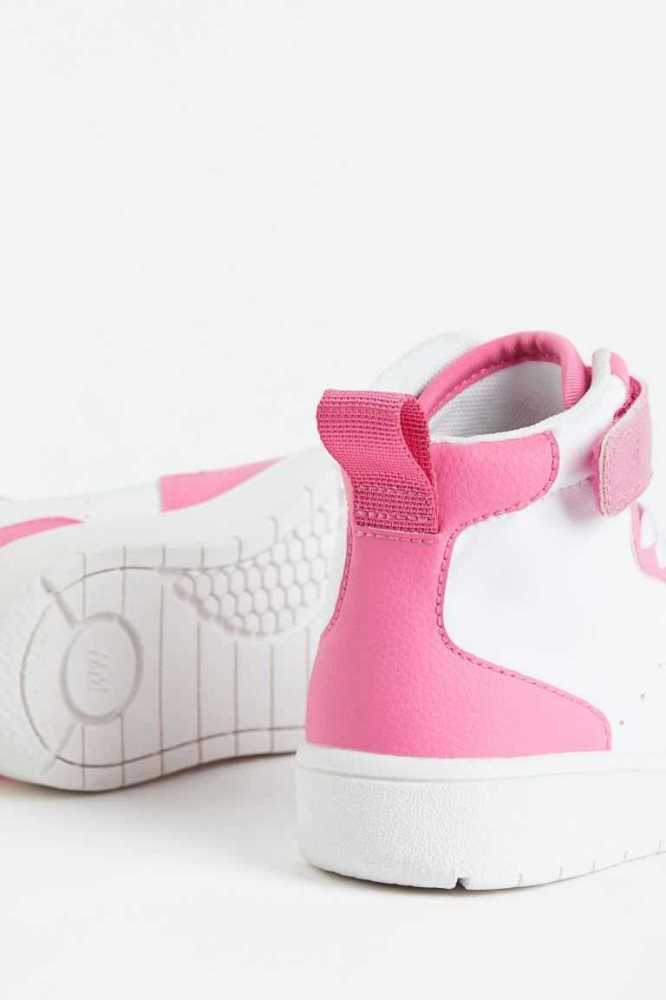 H&M High Kinder Rosa Weiß | 3865-HGLKU