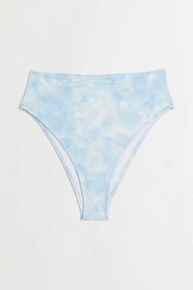 H&M High Leg Bikini Bottoms Strandkleidung Damen Hellblau | 0287-GSUNX