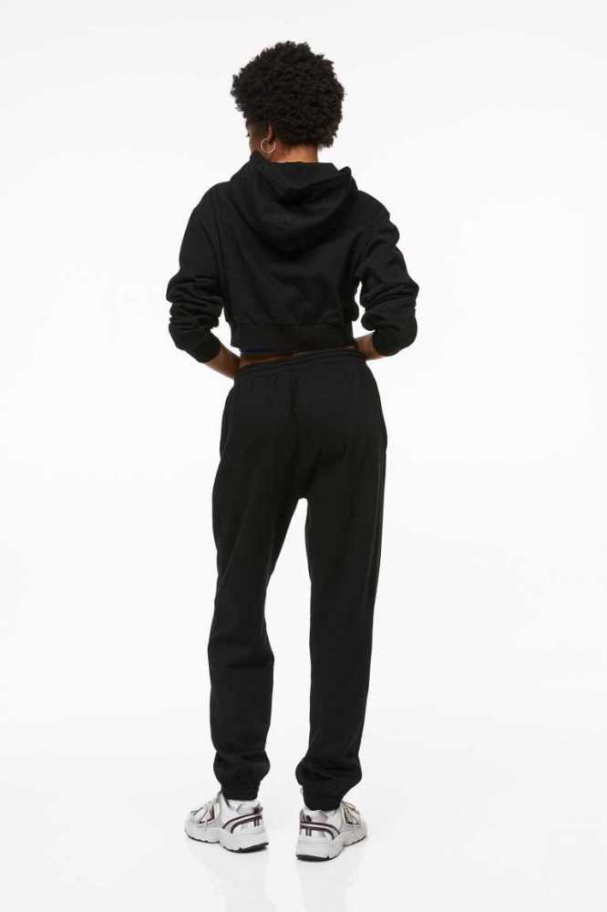 H&M High Taille Joggers Hose Damen Hellgrau | 2601-CDARJ