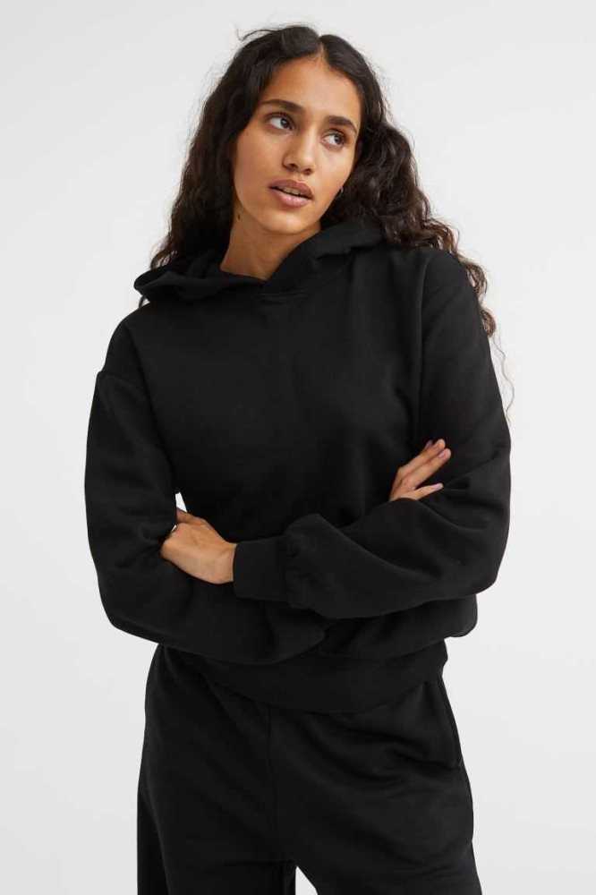 H&M Hoodie Damen Dunkelbraun | 0157-KFREA