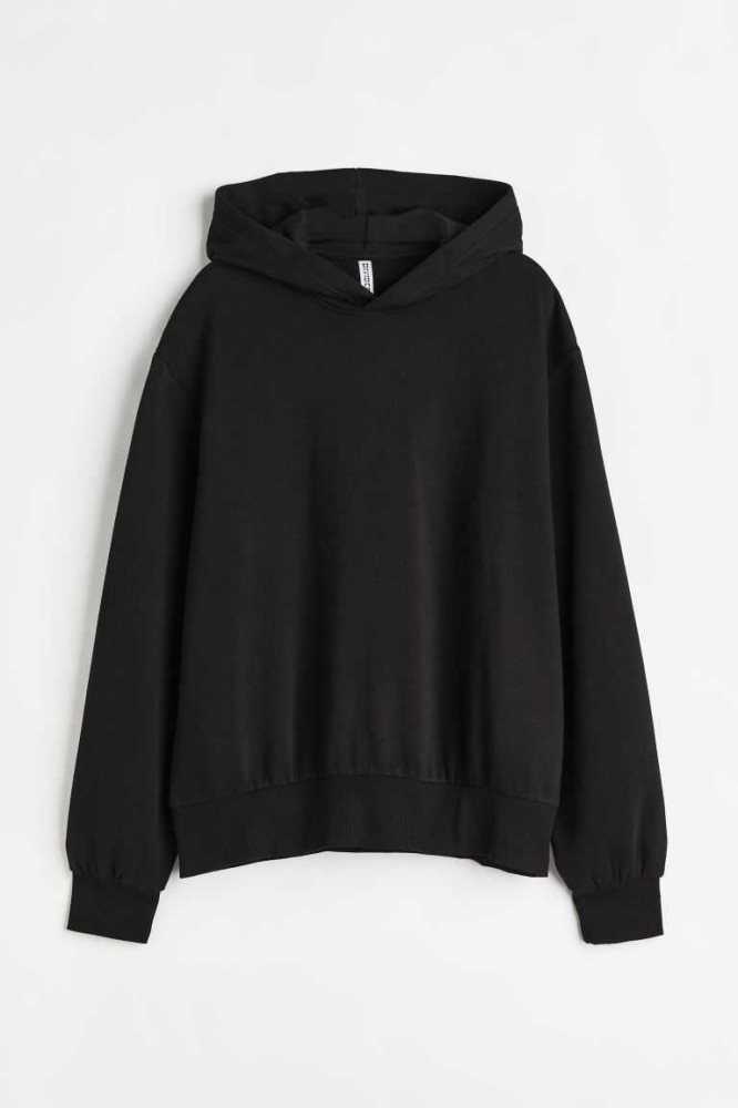 H&M Hoodie Damen Dunkelbraun | 0157-KFREA