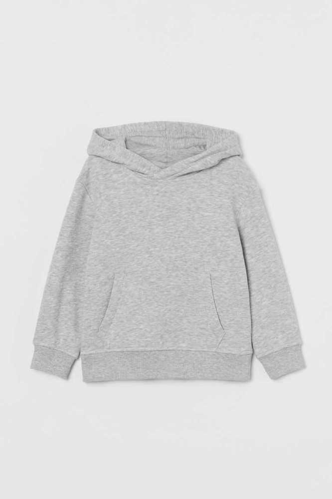 H&M Hoodie Kinder Dunkelrot | 2678-RXLNC