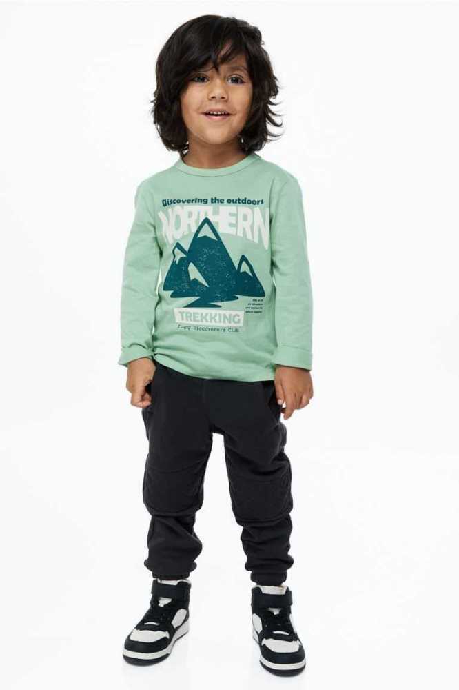 H&M Hose Kinder Schwarz | 5120-DTGAM