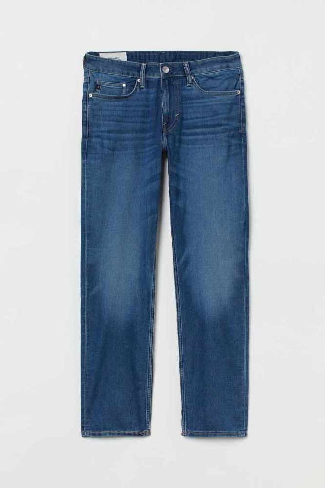 H&M Hybrid Regular Jeans Herren Blau | 2109-XMVPZ