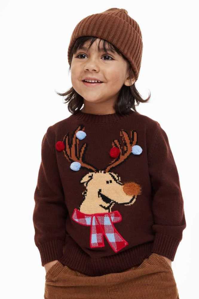 H&M Interactive-design Pullover Kinder Braun | 2650-ABLVR