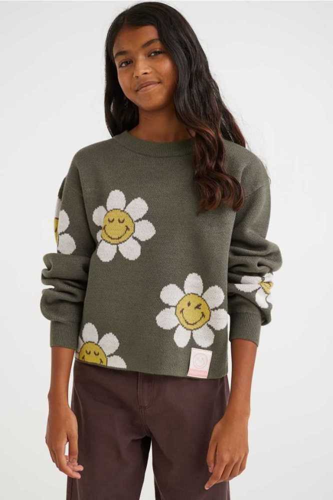 H&M Jacquard-knit Pullover Kinder Hellrosa | 5467-UWTXQ