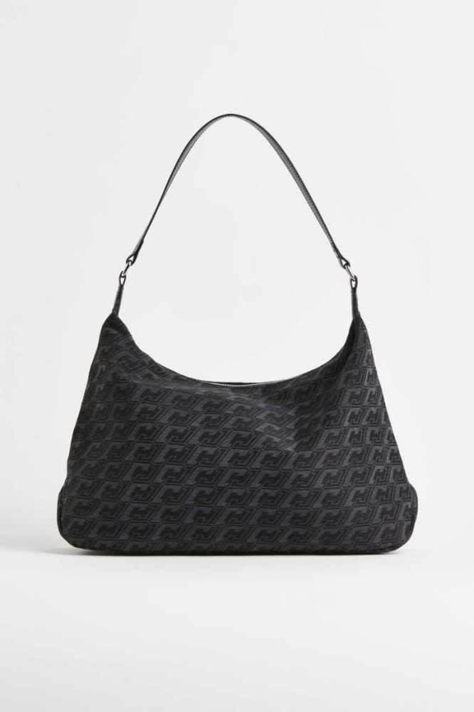 H&M Jacquard-weave Shoulder Tasche Damen Hellbeige | 8096-NTJRD