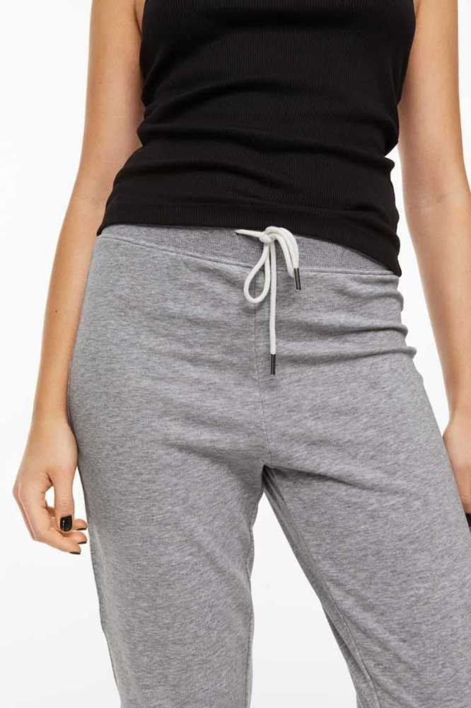 H&M Jersey Joggers Hose Damen Hellrosa | 0352-HBOAP