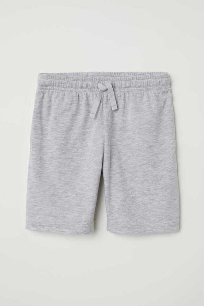 H&M Jersey Kurze Hose Kinder Hellgrau | 9628-EGXIU