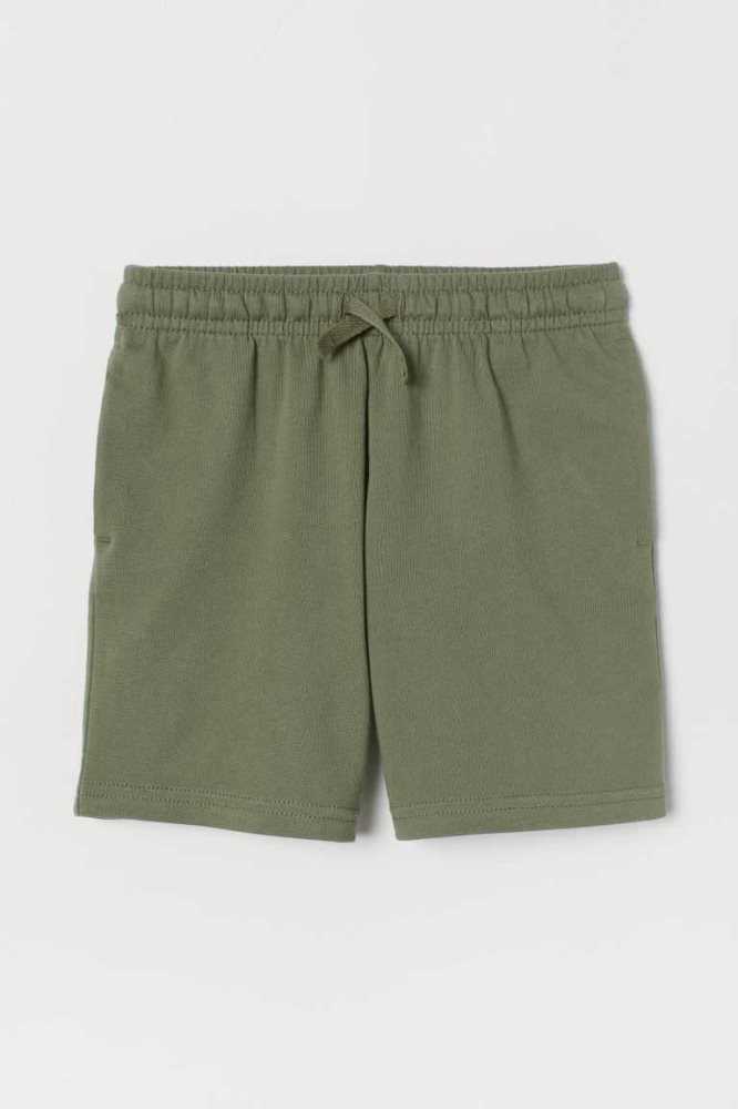 H&M Jersey Kurze Hose Kinder Hellgrau | 9628-EGXIU