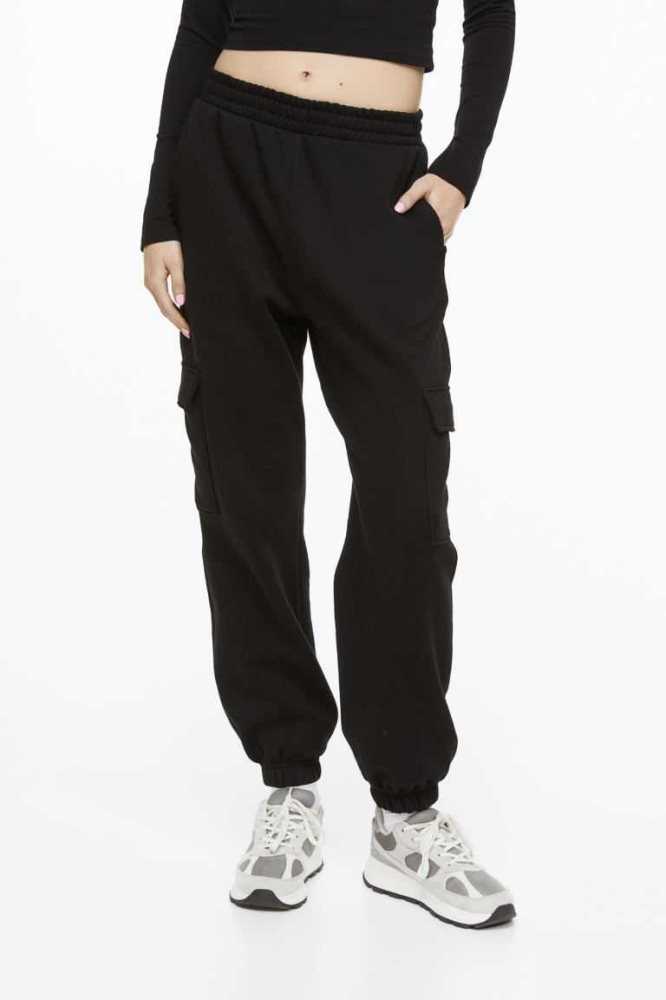 H&M Joggers Hose Damen Hellgrau | 8456-ZBTMR