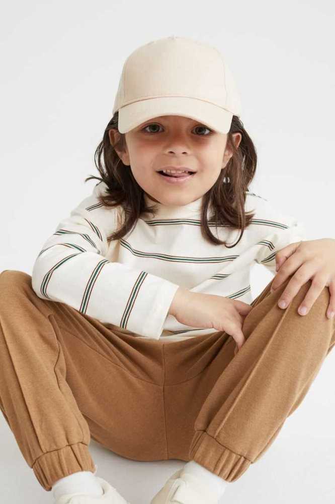 H&M Jogginghose Kinder Dunkelbeige | 3580-AQKOM