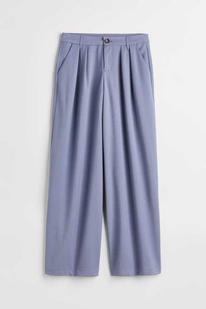 H&M Kleider Hose Damen Blau | 1250-ZCAPN